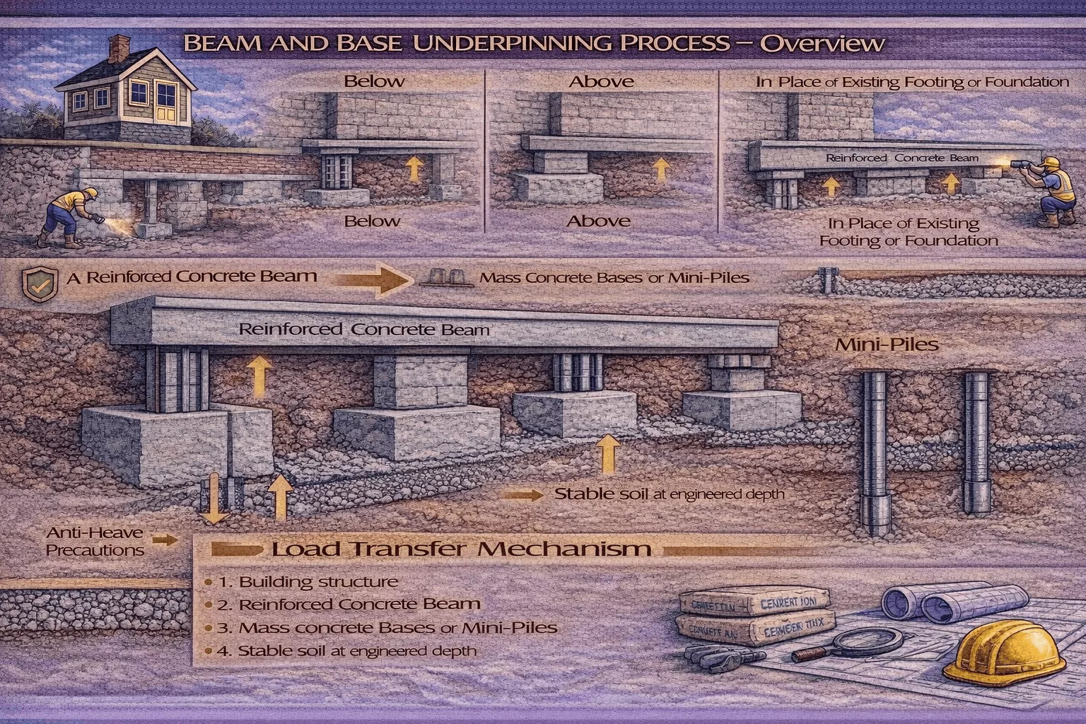 How Does the Beam and Base Underpinning Process Run