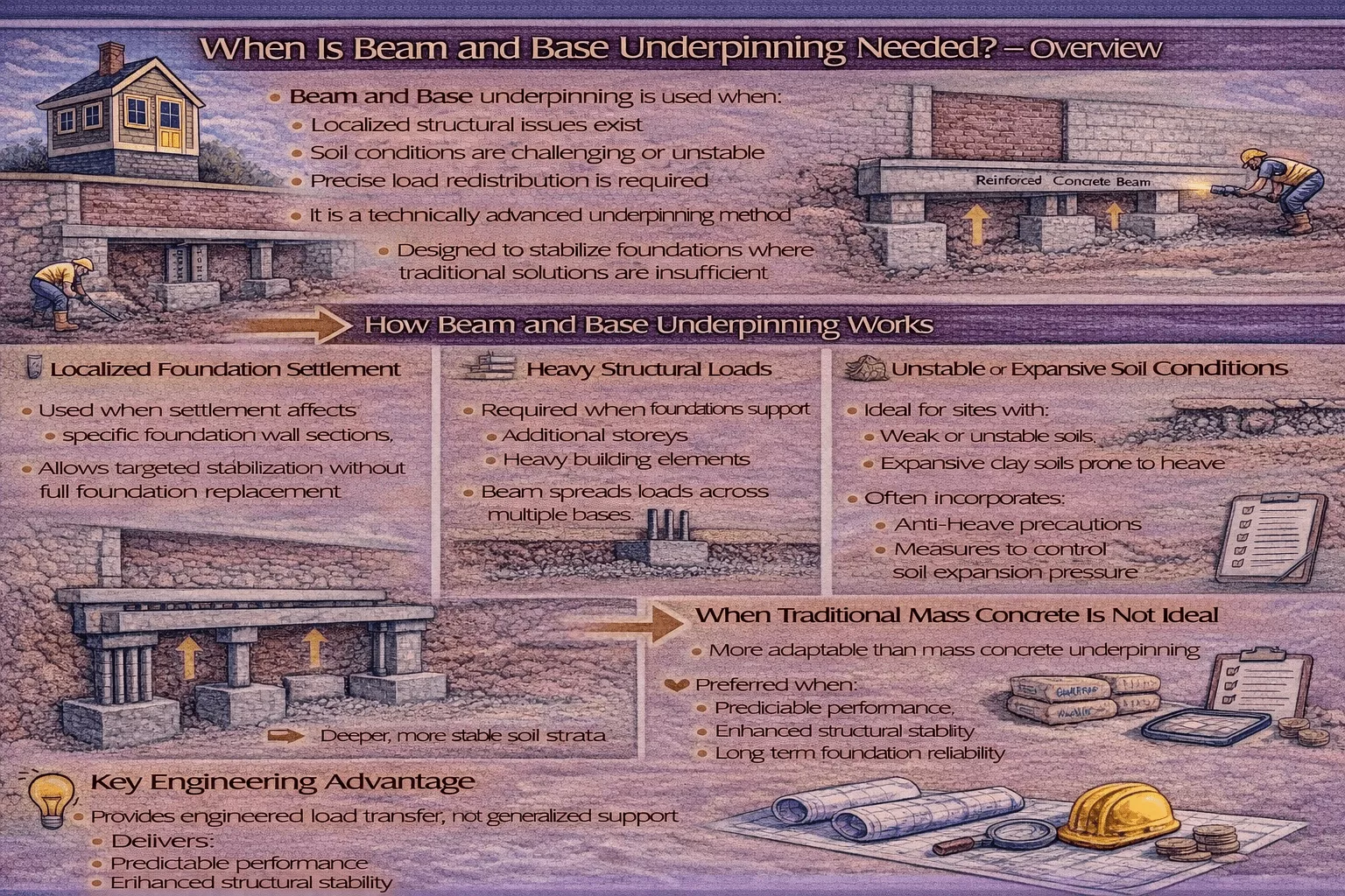 When Is Beam and Base Underpinning Needed